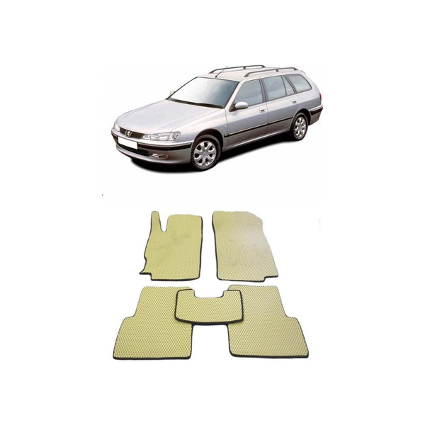 Ковры в салон автомобиля peugeot 406 1996 - 2004 Eva Smart 2111-B5A6-S
