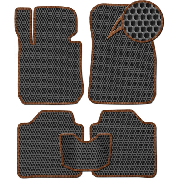 Ковры в салон автомобиля toyota crown (s150) правый руль 1995 - 1999 Eva Smart 2291-B5A6-S