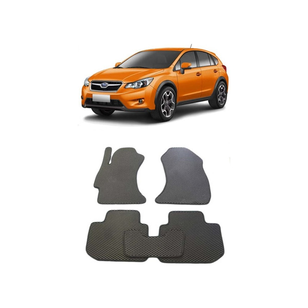 Ковры в салон автомобиля subaru xv 2011 - 2017 Eva Smart 1768-A6A7-S