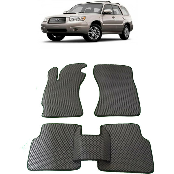 Ковры в салон автомобиля subaru forester ii (sg) 2003 - 2008 Eva Smart 1756-B1B1-S