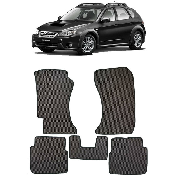 Ковры в салон автомобиля subaru impreza xv (gh) 2010 - 2011 Eva Smart 3862-B5A7-S