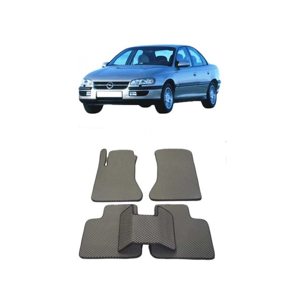 Ковры в салон автомобиля opel omega b 1994 - 1999 Eva Smart 2085-B1A6-S