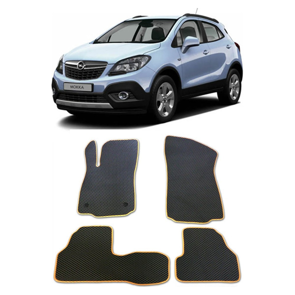 Ковры в салон автомобиля opel mokka i 2012 - 2019 Eva Smart 1643-B5A1-S