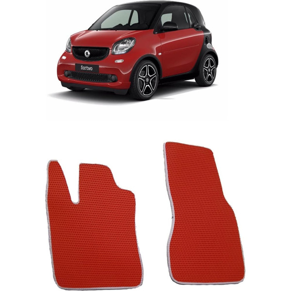 Ковры в салон автомобиля smart fortwo iii (c453) 2014 - Eva Smart 2682-A1B2-S