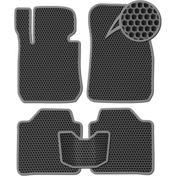 Ковры в салон автомобиля ssang yong actyon i 2006 - 2010 Eva Smart 2067-B5B1-S