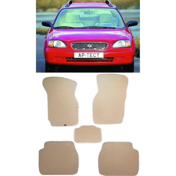 Ковры в салон автомобиля suzuki baleno универсал 1995 - 2002 Eva Smart 2968-B1A7-S