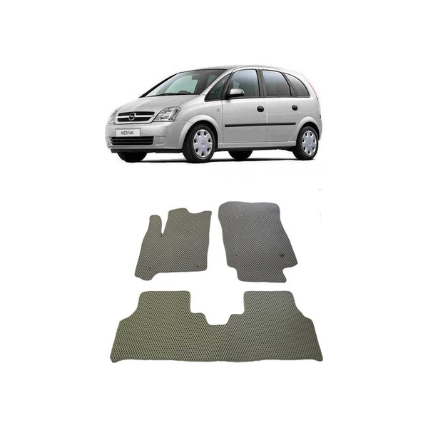 Ковры в салон автомобиля opel meriva a 2002 - 2010 Eva Smart 1641-A6B2-S