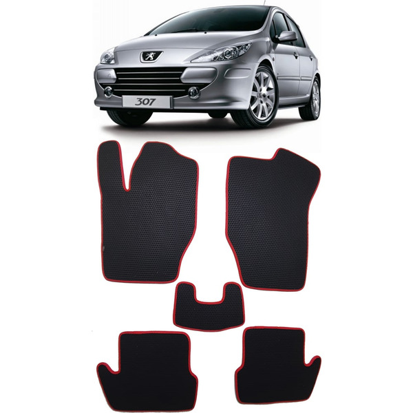 Ковры в салон автомобиля peugeot 307 2001 - 2008 Eva Smart 1661-B1A7-S