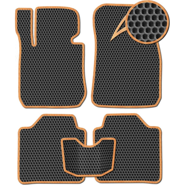 Ковры в салон автомобиля peugeot 206 купе 1998 - 2012 Eva Smart 2189-B5A1-S