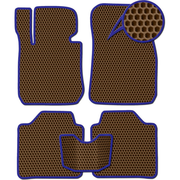 Ковры в салон автомобиля opel zafira c 5мест 2012 - 2015 Eva Smart 1649-A6B2-S