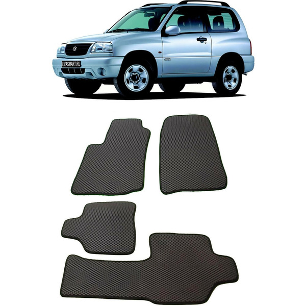 Ковры в салон автомобиля suzuki grand vitara ft 3дв 2000 - 2006 Eva Smart 2596-A1A1-S