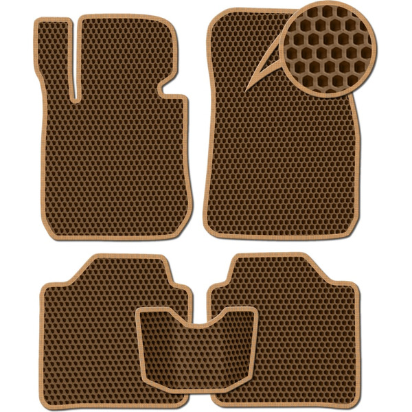 Ковры в салон автомобиля ssang yong actyon i 2006 - 2010 Eva Smart 2067-A6A1-S