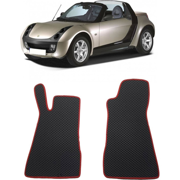 Ковры в салон автомобиля smart roadster 2003 - 2006 Eva Smart 1984-A1A1-S