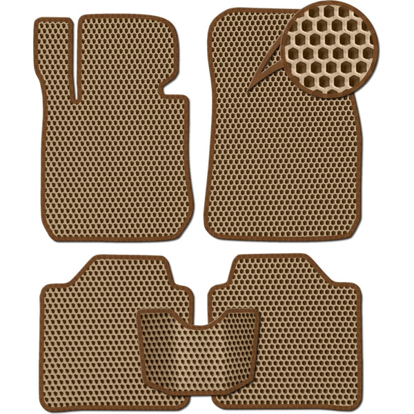 Ковры в салон автомобиля toyota auris ii 2012 - 2015 Eva Smart 3447-A1A6-S