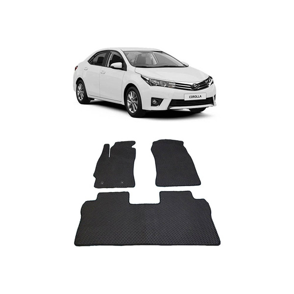 Ковры в салон автомобиля toyota corolla xi (e160, e170) 2013 - Eva Smart 1806-A1B1-S