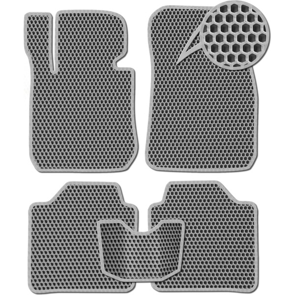 Ковры в салон автомобиля renault kaptur вариант макси 3d 2016 - Eva Smart 3265-B1B1-S