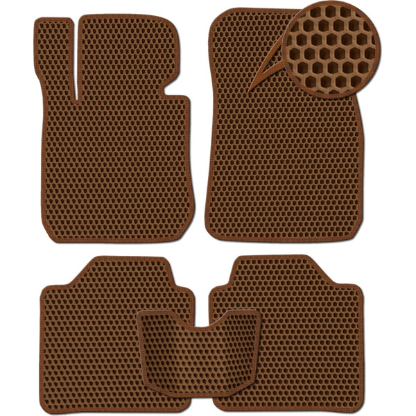 Ковры в салон автомобиля renault scenic ii rx4 2003 - 2010 Eva Smart 3396-A6A6-S