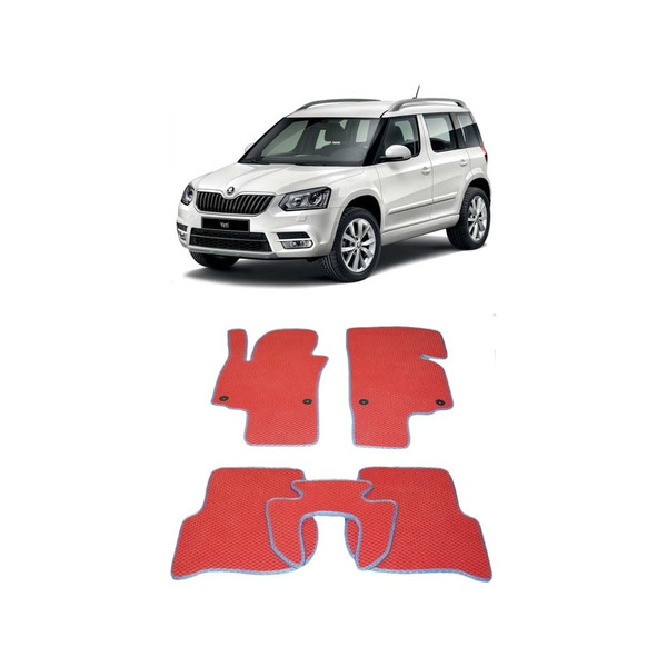 Ковры в салон автомобиля skoda yeti 2009 - 2018 Eva Smart 1733-A6A7-S