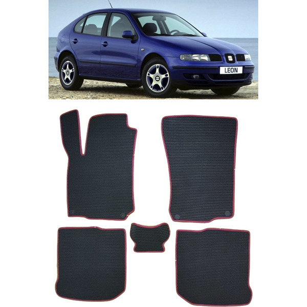 Ковры в салон автомобиля seat leon i 1999 - 2006 Eva Smart 3521-B1A7-S