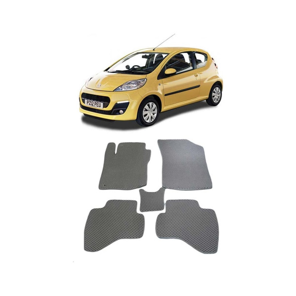 Ковры в салон автомобиля peugeot 107 2005 - 2014 Eva Smart 2324-A6A7-S