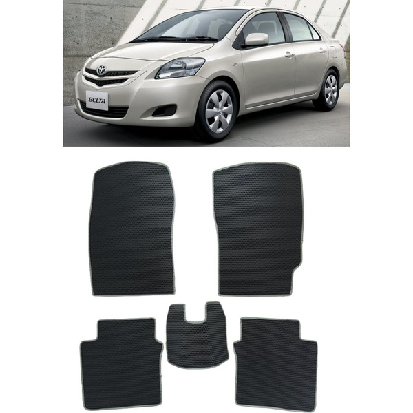 Ковры в салон автомобиля toyota belta правый руль 2005 - 2012 Eva Smart 3506-B5B2-S