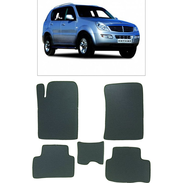 Ковры в салон автомобиля ssang yong rexton i 2001 - 2007 Eva Smart 3524-A1B1-S