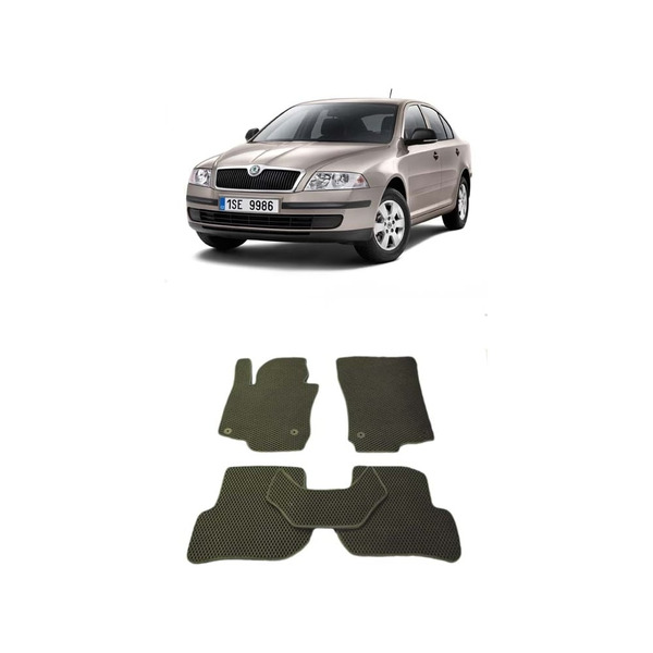 Ковры в салон автомобиля skoda octavia (a5) 2004 - 2013 Eva Smart 1722-A6A6-S