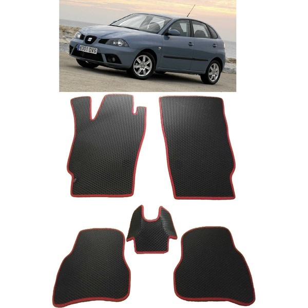 Ковры в салон автомобиля seat ibiza iii хэтчбек рестайлинг 2006 - 2008 Eva Smart 3104-A1A1-S