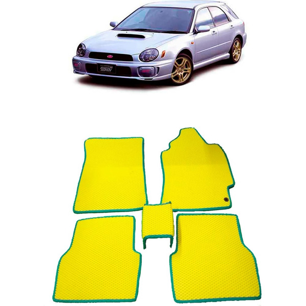 Ковры в салон автомобиля subaru impreza ii правый руль 2000 - 2002 Eva Smart 2399-A1A1-S