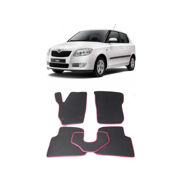 Ковры в салон автомобиля skoda fabia ii 2007 - 2014 Eva Smart 1720-B5A1-S