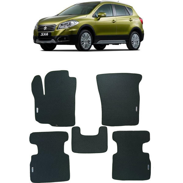 Ковры в салон автомобиля suzuki sx-4 ii 2013 - Eva Smart 1781-B1A7-S