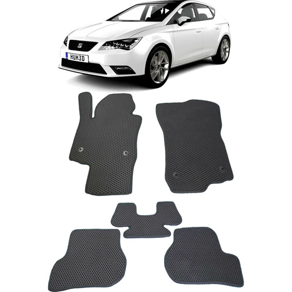 Ковры в салон автомобиля seat leon ii 2005 - 2012 Eva Smart 1717-B1B5-S