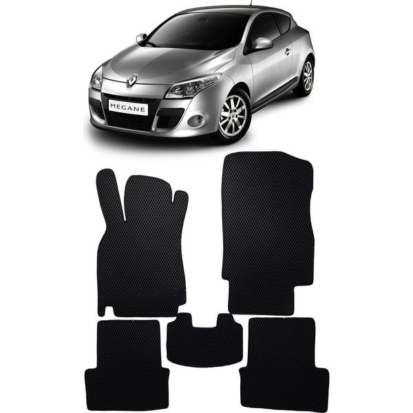 Ковры в салон автомобиля renault megane iii 3дв 2008 - 2016 Eva Smart 3282-A6A6-S
