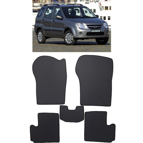 Ковры в салон автомобиля suzuki ignis ii 2003 – 2008 Eva Smart 3309-A1A1-S
