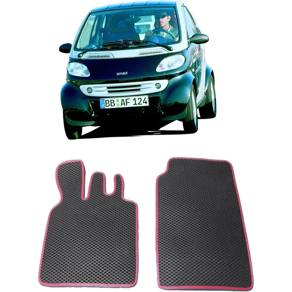 Ковры в салон автомобиля smart fortwo (450) 1998 - 2007 Eva Smart 1737-A1B2-S