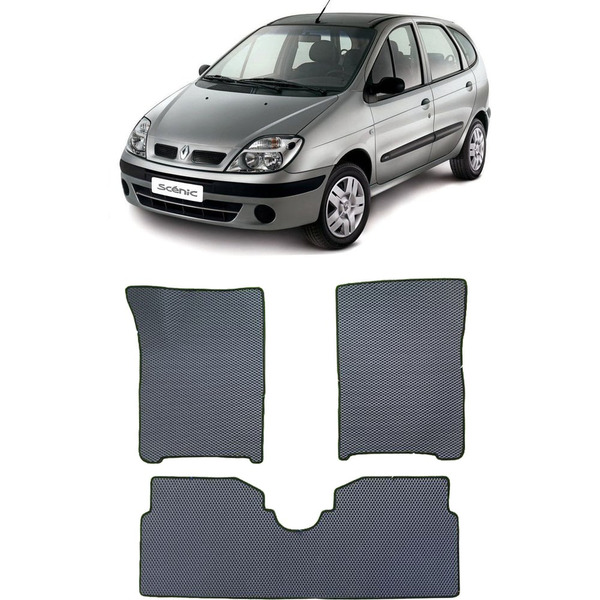 Ковры в салон автомобиля renault scenic i 1996 - 2003 Eva Smart 3773-A1A6-S