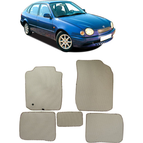 Ковры в салон автомобиля toyota corolla (e110) 1997 - 2000 Eva Smart 2368-B5B1-S