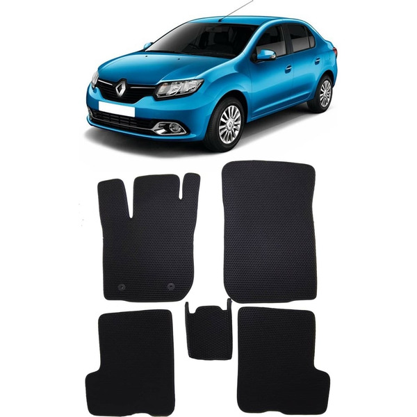 Ковры в салон автомобиля renault logan ii 2012 - Eva Smart 1698-A1A1-S