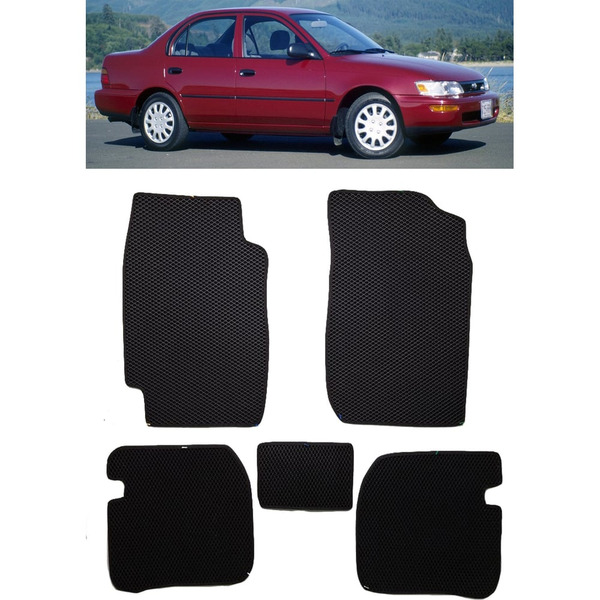 Ковры в салон автомобиля toyota corolla vii (e100) 1991 - 2000 Eva Smart 3334-B5A6-S
