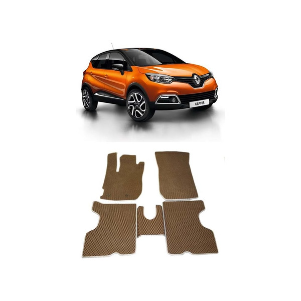 Ковры в салон автомобиля renault kaptur 2016 - Eva Smart 2112-B1B1-S