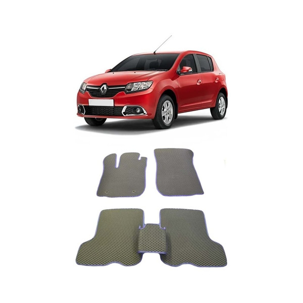 Ковры в салон автомобиля renault sandero ii 2014 - Eva Smart 1703-B1B1-S