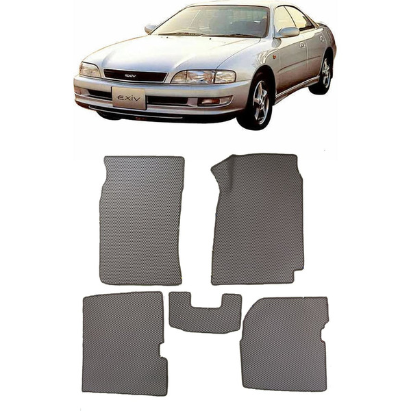 Ковры в салон автомобиля toyota corona exiv ii правый руль 1993 - 1998 Eva Smart 3876-B5A1-S