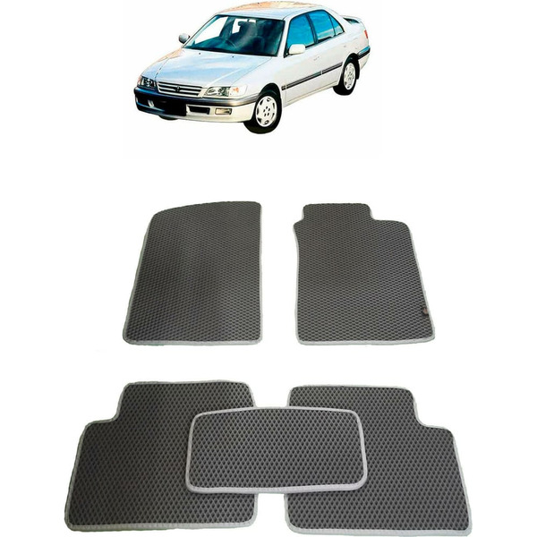 Ковры в салон автомобиля toyota corona (t210) правый руль 1996 - 2001 Eva Smart 2075-B5B2-S