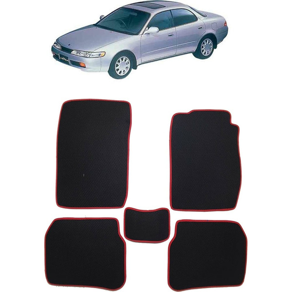Ковры в салон автомобиля toyota corolla ceres правый руль 1992 - 1998 Eva Smart 2850-A1A7-S