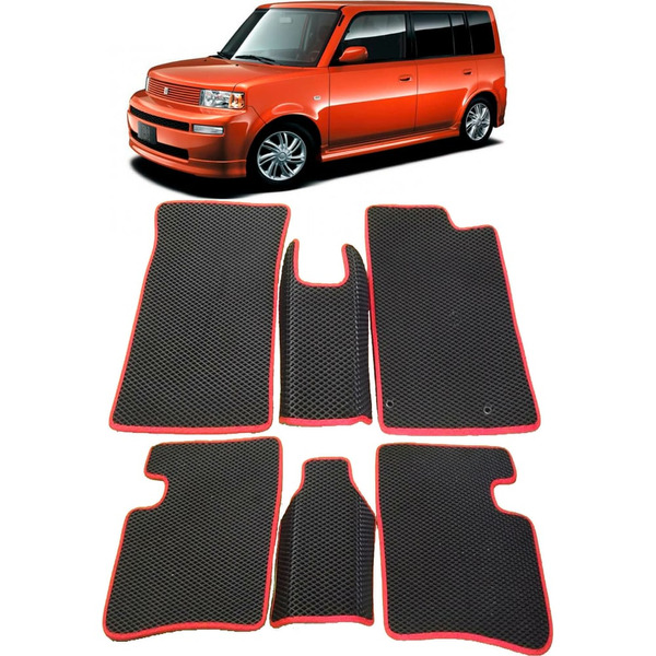 Ковры в салон автомобиля toyota bb правый руль 2000 - 2005 Eva Smart 2293-A1B5-S