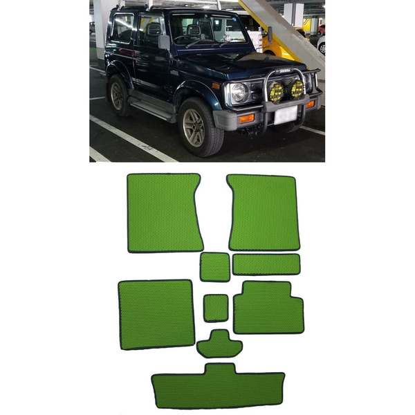 Ковры в салон автомобиля suzuki jimny sierra ii правый руль 3дв 1993 - 1995 Eva Smart 3071-B1A7-S
