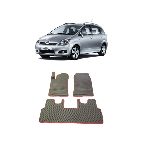 Ковры в салон автомобиля toyota corolla verso 5мест 2007 - 2009 Eva Smart 1810-B1B1-S