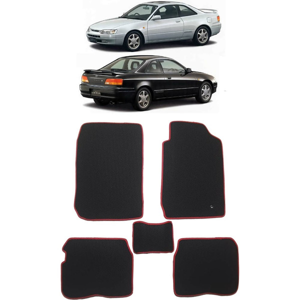 Ковры в салон автомобиля toyota corolla levin (e110, e111) правый руль 1995 - 1997 Eva Smart 3074-B5B2-S