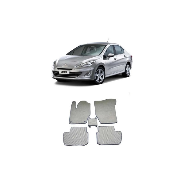 Ковры в салон автомобиля peugeot 408 2011 - Eva Smart 1666-A6A7-S
