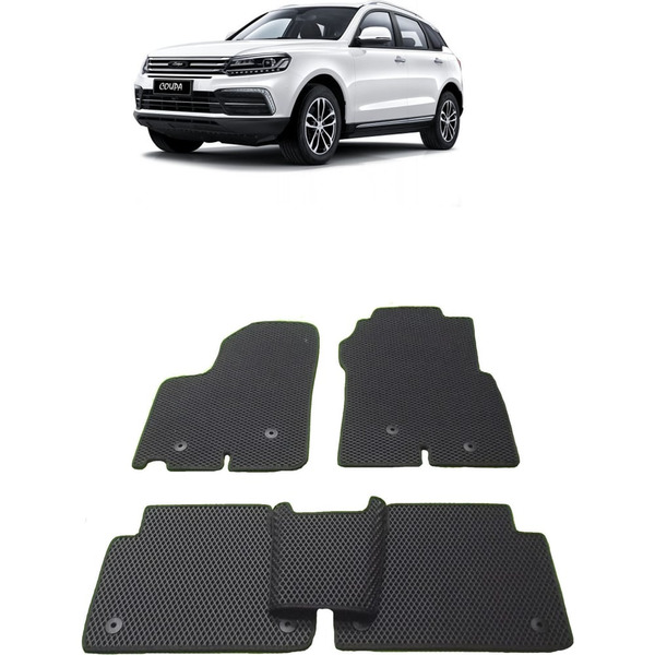 Ковры в салон автомобиля zotye coupa 2018 - Eva Smart 2856-B1A7-S